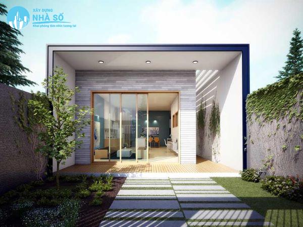 Mẫu Nhà Cấp 4 Mái Bằng 3 Phòng Ngủ mới lạ