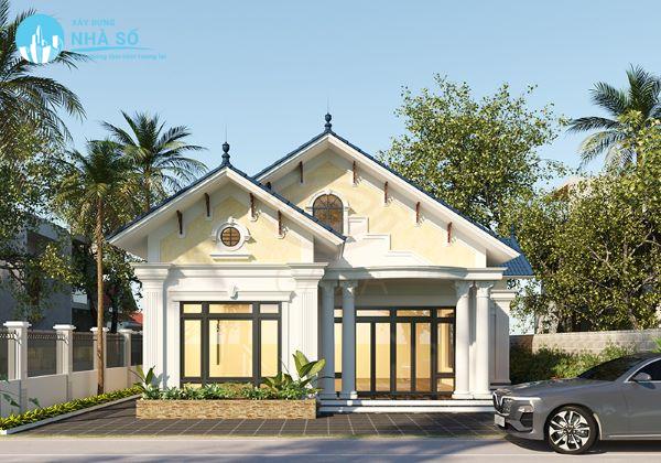 Mẫu nhà cấp 4 mái thái 300 triệu mang lại sự ấm cúng