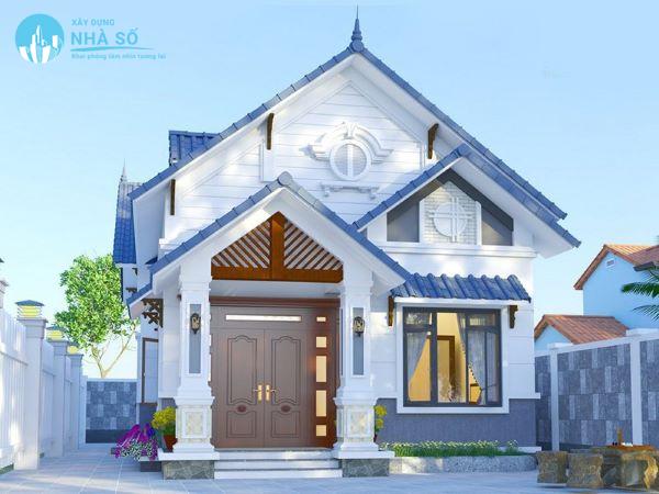 Mẫu nhà cấp 4 mái thái 650 triệu tươi sáng
