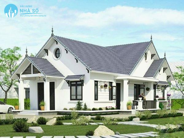 Mẫu nhà cấp 4 mái thái 650 triệu theo phong cách biệt thự