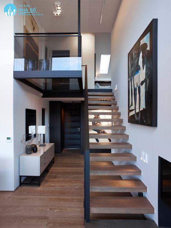 Mẫu nhà cấp 4 có gác lửng 4x18 ấn tượng