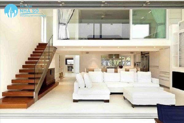 Mẫu nhà cấp 4 có gác lửng 5×12 sang trọng