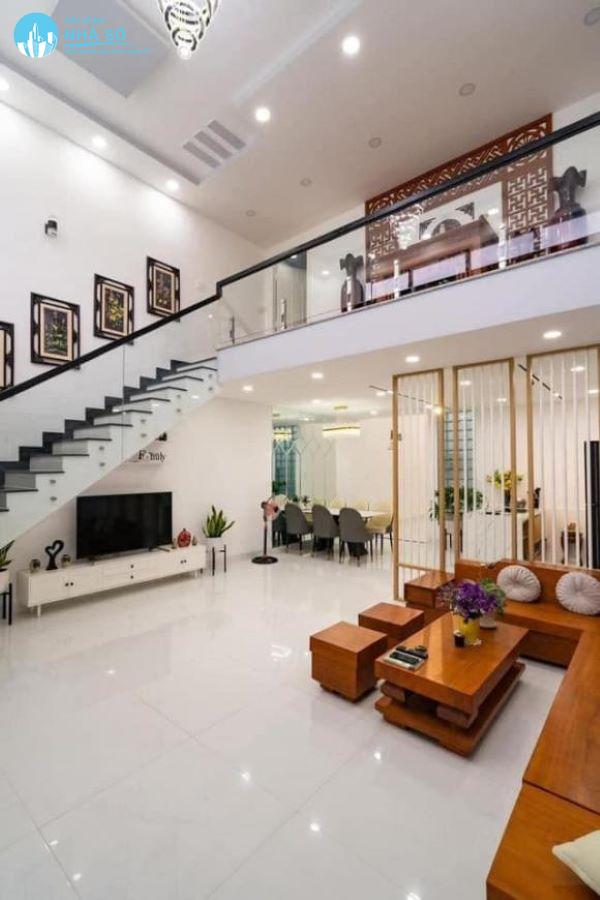 Mẫu nhà cấp 4 có gác lửng 5x15 đẹp sang trọng