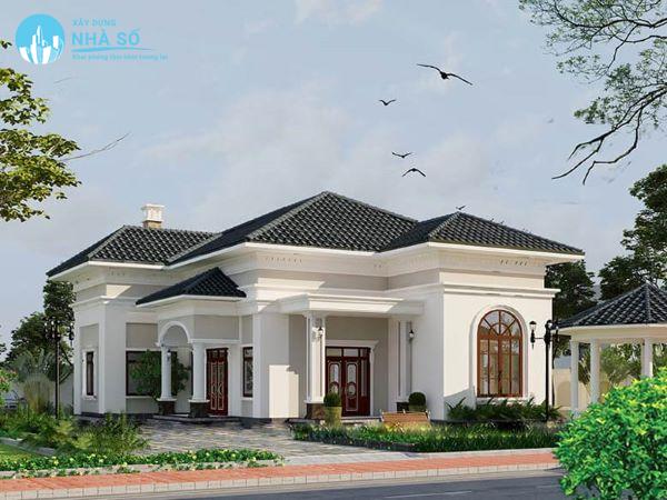 Mẫu nhà cấp 4 mái nhật 3 phòng ngủ sang trọng