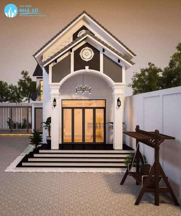Mẫu nhà cấp 4 100m2 3 phòng ngủ 1 thờ trang trọng