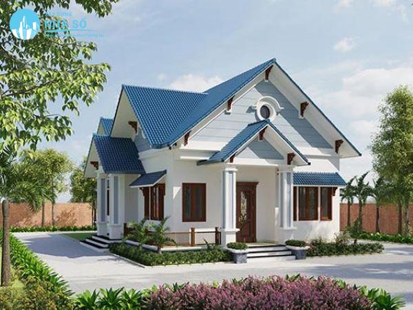 Mẫu nhà cấp 4 120m2 3 phòng ngủ 1 thờ đơn giản