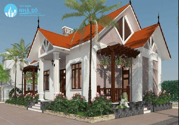 Mẫu nhà cấp 4 120m2 3 phòng ngủ 1 thờ mới