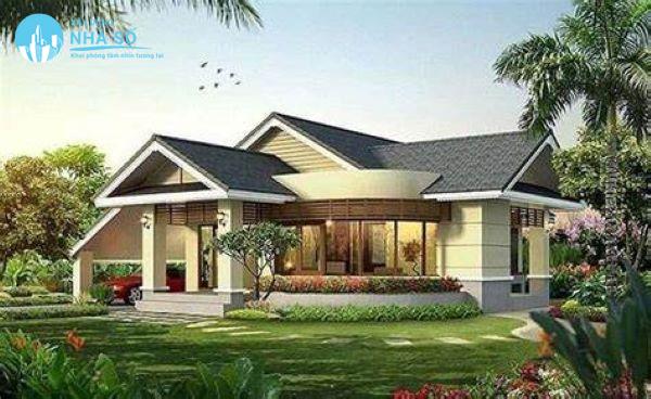 Mẫu nhà cấp 4 120m2 3 phòng ngủ 1 thờ ấn tượng