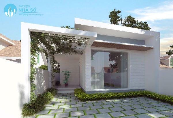 Mẫu nhà cấp 4 2 phòng ngủ 100 triệu ấn tượng
