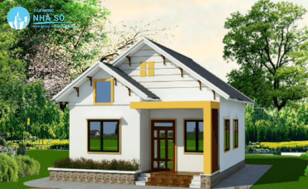 Mẫu nhà cấp 4 2 phòng ngủ 100 triệu tiện nghi