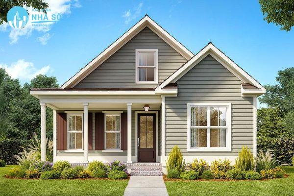 Mẫu nhà cấp 4 2 phòng ngủ 70m2 đơn giản