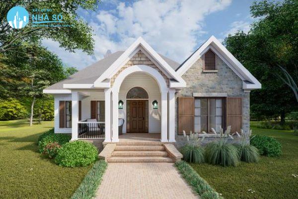 Mẫu nhà cấp 4 2 phòng ngủ 80m2 hiện đại