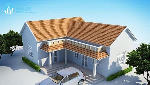 Mẫu nhà cấp 4 100m2 3 phòng ngủ 1 thờ thiết kế thông minh