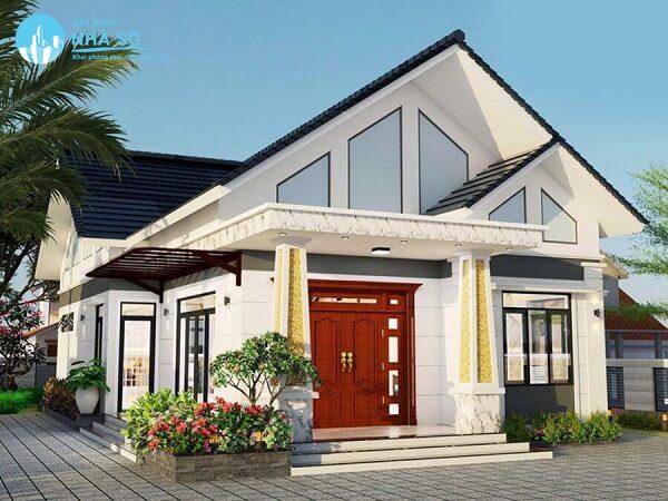 Mẫu nhà cấp 4 120m2 3 phòng ngủ 1 thờ tối ưu không gian