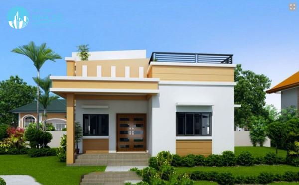 Mẫu nhà cấp 4 3 phòng ngủ 200 triệu hiện đại
