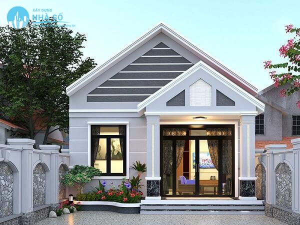 Mẫu nhà cấp 4 3 phòng ngủ 500 triệu tối ưu không gian