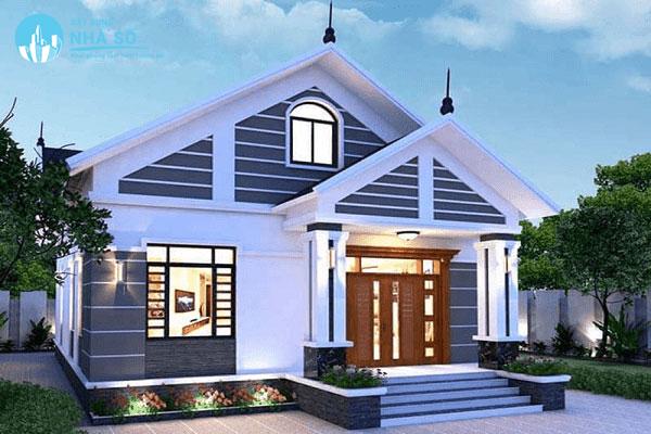 Mẫu nhà cấp 4 3 phòng ngủ 500 triệu tiết kiệm chi phí