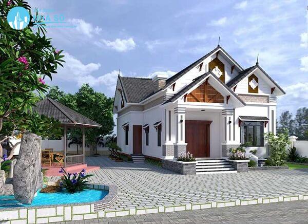 Mẫu nhà cấp 4 3 phòng ngủ 500 triệu diện tích nhỏ gọn