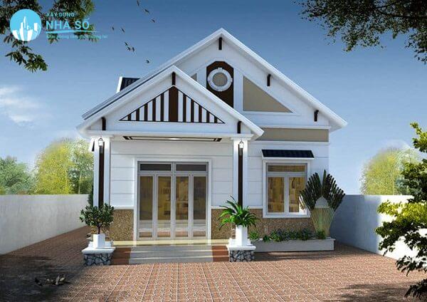 Mẫu nhà cấp 4 6x15m 3 phòng ngủ sáng tạo