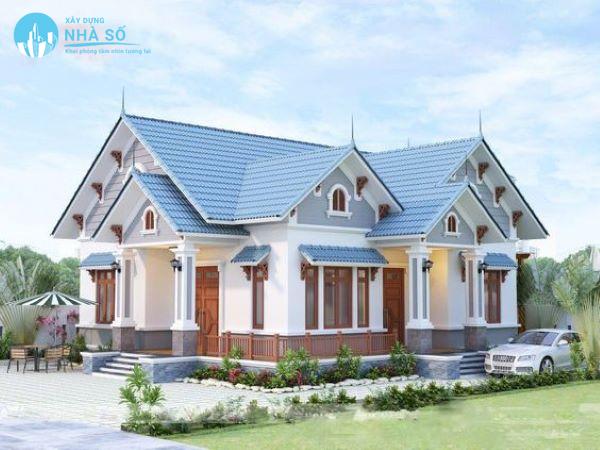 Mẫu nhà cấp 4 3 phòng ngủ 500 triệu sáng tạo