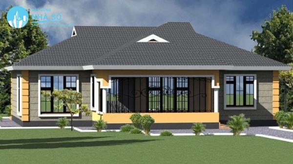 Mẫu nhà cấp 4 3 phòng ngủ 500 triệu sang trọng