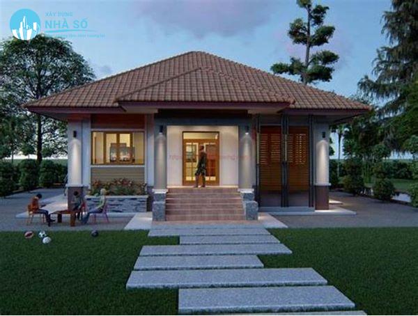 Mẫu nhà cấp 4 3 phòng ngủ 500 triệu tiện nghi
