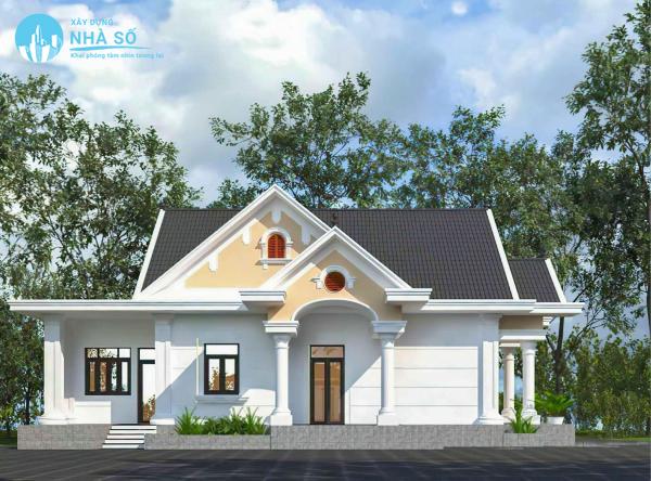 Mẫu nhà cấp 4 6x20m 3 phòng ngủ tối ưu không gian