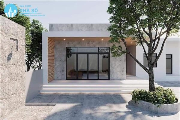 Mẫu nhà cấp 4 3 phòng ngủ 5x20 diện tích nhỏ gọn