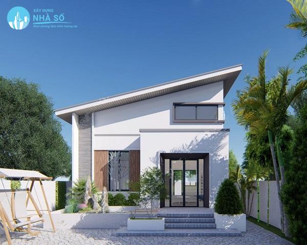 Mẫu nhà cấp 4 3 phòng ngủ 5x20 sáng tạo