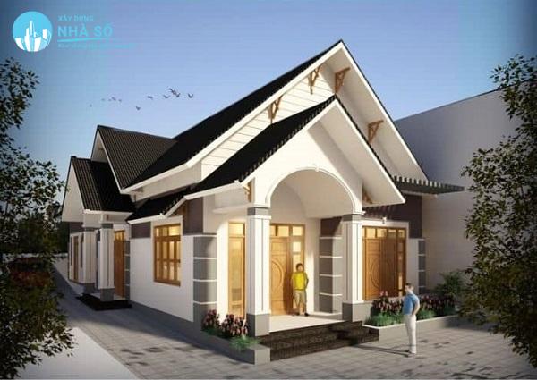 Mẫu nhà cấp 4 3 phòng ngủ 5x20 tối ưu không gian