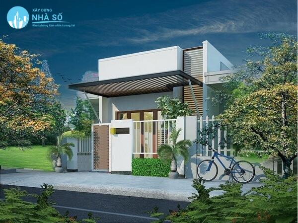 Mẫu nhà cấp 4 3 phòng ngủ 5x20 tiện nghi