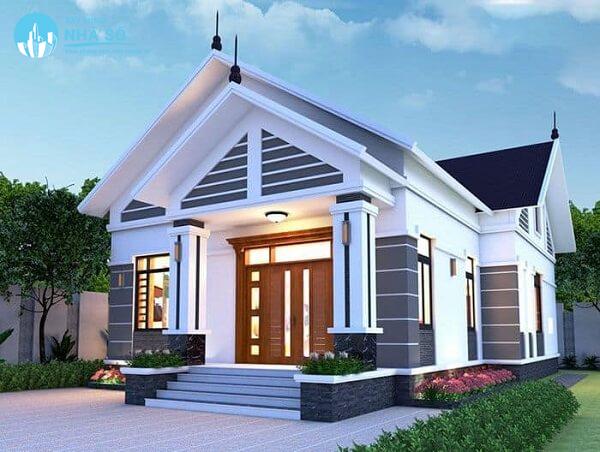 Mẫu nhà cấp 4 3 phòng ngủ 5x20 thân thiện môi trường
