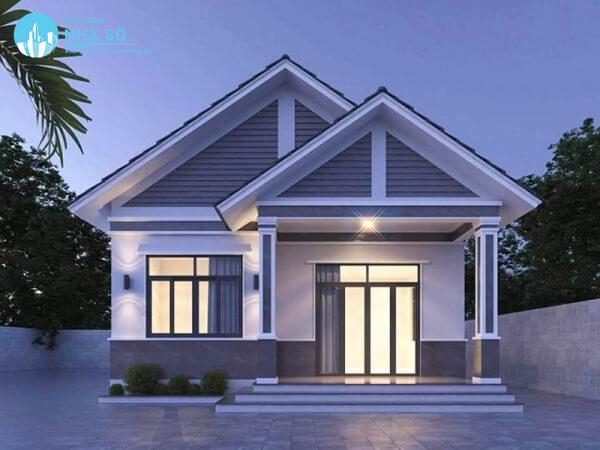 Mẫu nhà cấp 4 8x12m 3 phòng ngủ tối ưu không gian