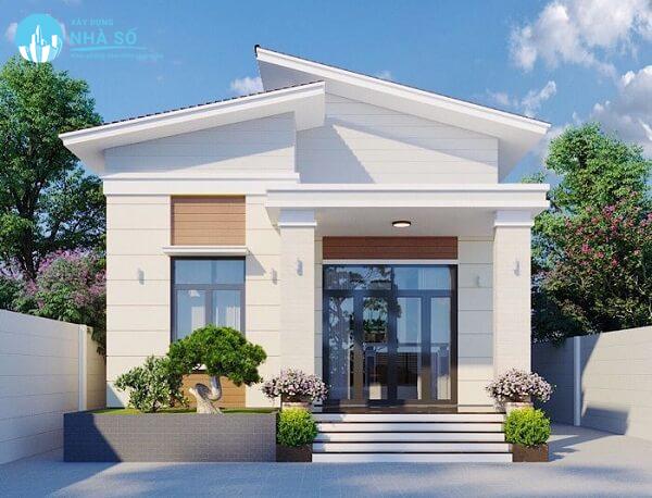 Mẫu nhà cấp 4 4 phòng ngủ 500 triệu sang trọng