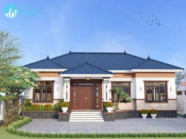 Mẫu nhà cấp 4 4 phòng ngủ 500 triệu diện tích nhỏ gọn