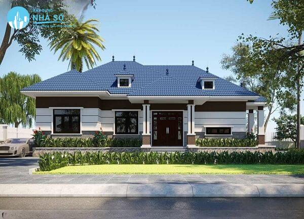 Mẫu nhà cấp 4 4 phòng ngủ 150m2 sang trọng