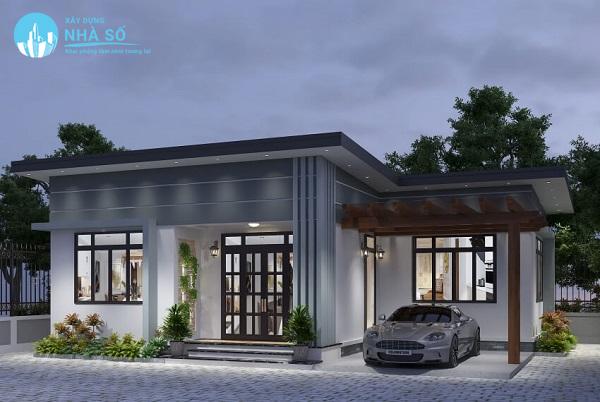 Mẫu nhà cấp 4 4 phòng ngủ 400 triệu tối ưu không gian