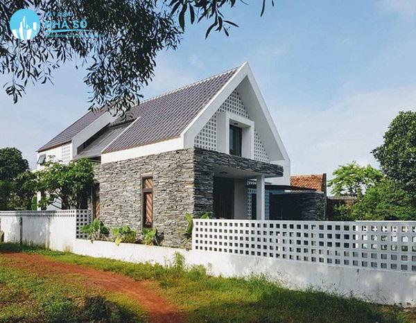 Mẫu nhà cấp 4 5x20 có giếng trời diện tích nhỏ gọn