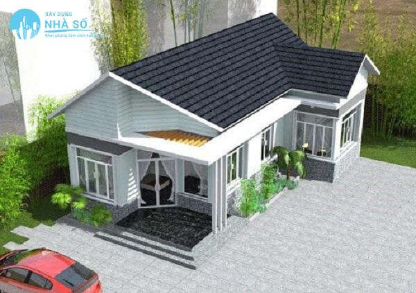 Mẫu nhà cấp 4 6x20 phù hợp với gia đình nhỏ