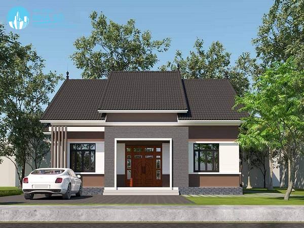 Thiết kế hiện đại cho mẫu nhà cấp 4 6x20