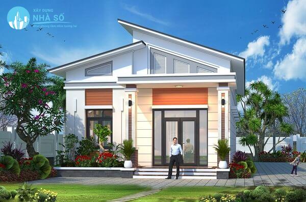 Mẫu nhà cấp 4 6x20m 3 phòng ngủ tiện nghi