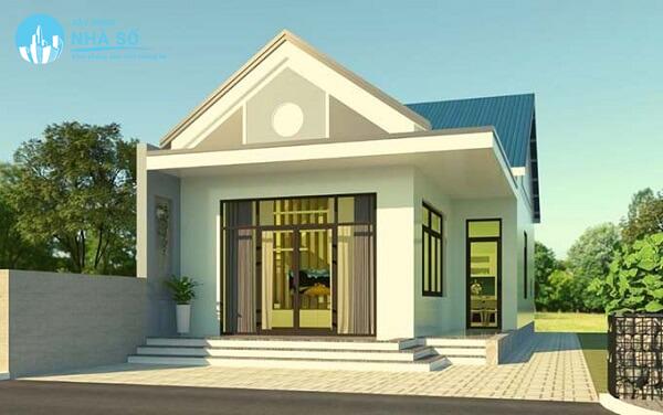 Mẫu Nhà Cấp 4 Chữ L 2 Phòng Ngủ Đẹp, Mới Mẻ