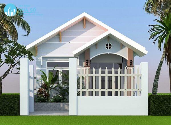 Mẫu nhà cấp 4 6x15m 3 phòng ngủ thân thiện môi trường
