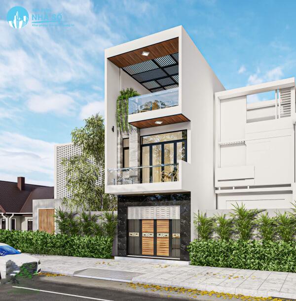 Mẫu nhà phố 3 tầng tinh tế và độc đáo