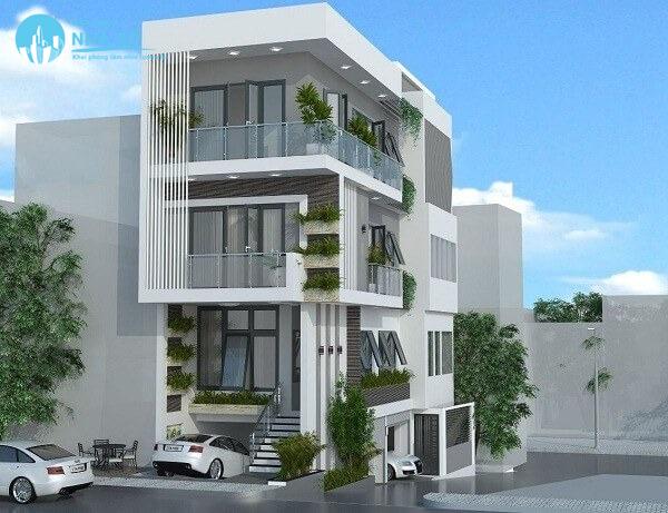 Mẫu nhà phố có tầng hầm hài hòa và sang trọng