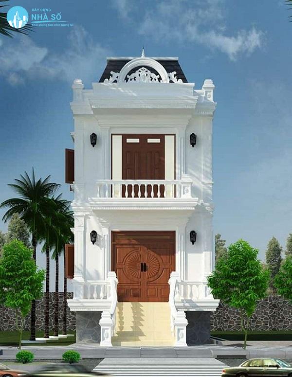 Mẫu nhà phố tân cổ điển hài hòa với mọi không gian