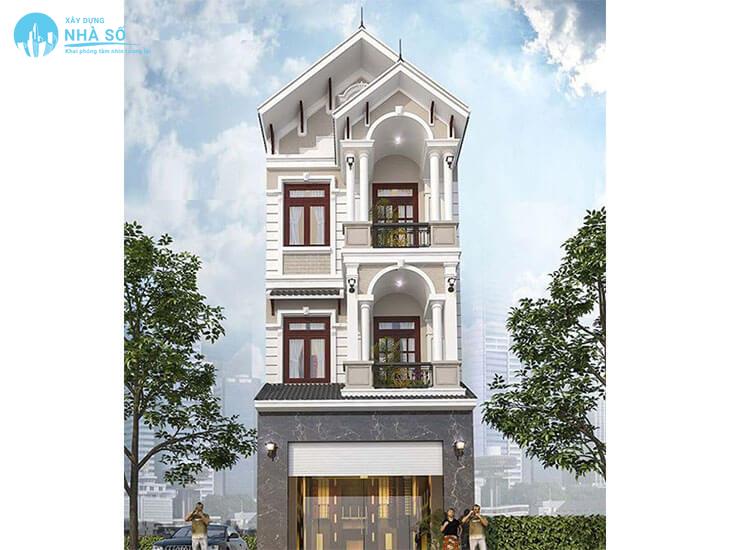 Mẫu nhà phố cổ điển