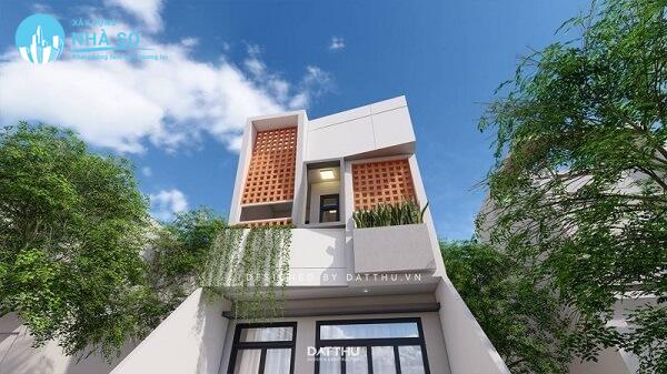 Mẫu nhà phố 1 trệt 1 lầu cao cấp và sang trọng