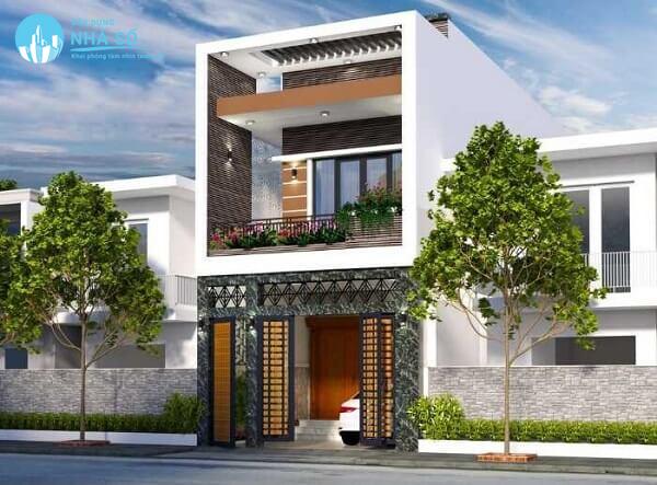 Mẫu nhà phố 1 trệt 1 lầu cao cấp và tinh tế