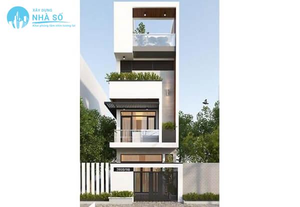 Mẫu nhà phố 1 trệt 2 lầu thiết kế đầy phá cách